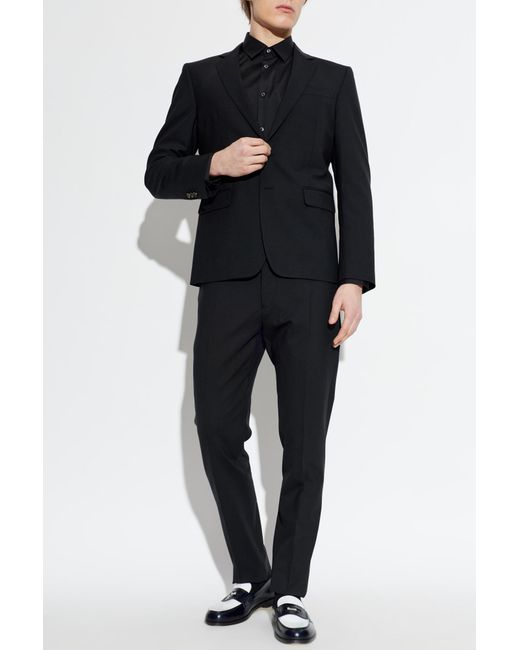 DSquared² Black Wool Suit for men