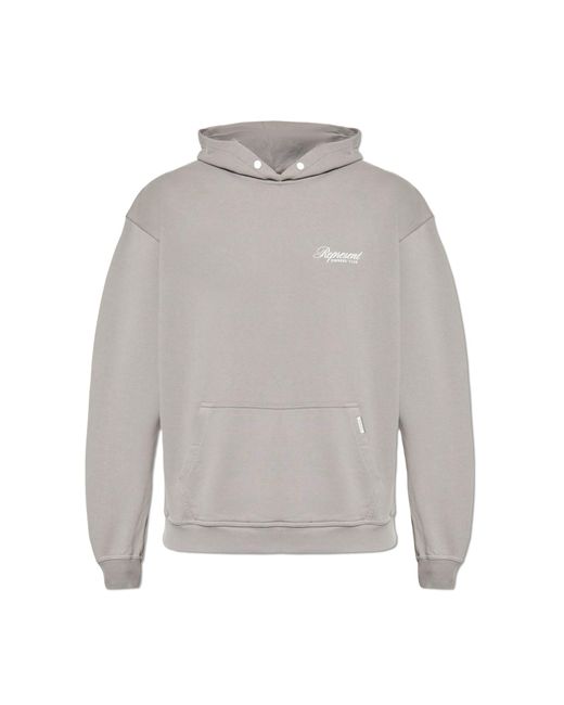 Represent Gray "Club Script" Sweatshirt for men