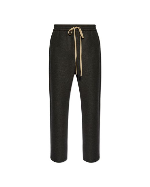 Fear Of God Black Wool Trousers From for men