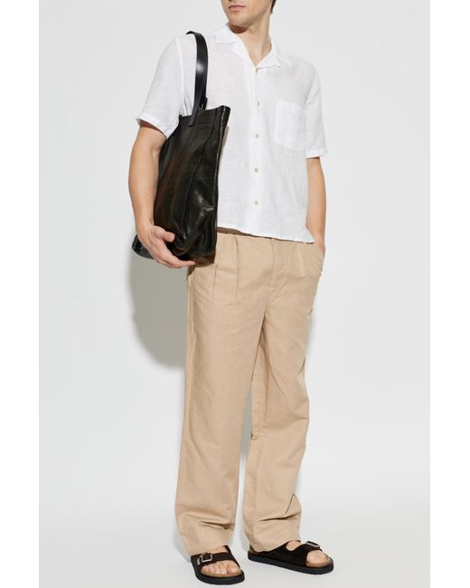 AllSaints White Shirt 'Tri' for men