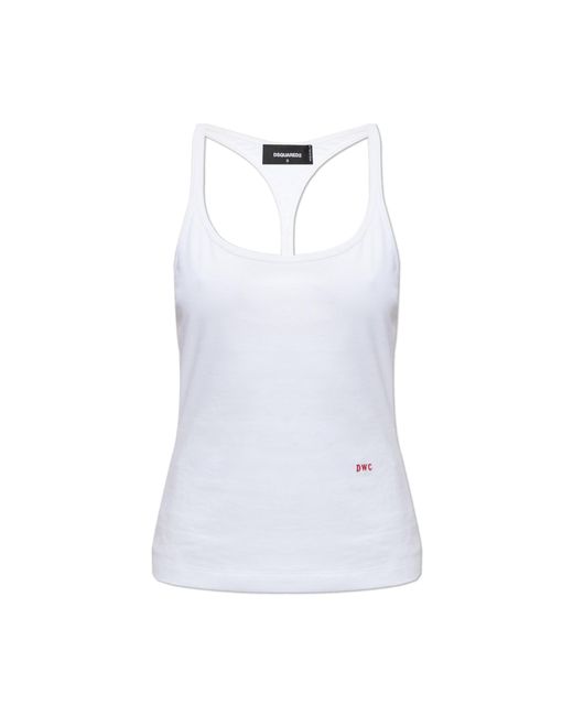 DSquared² Black Strappy Top