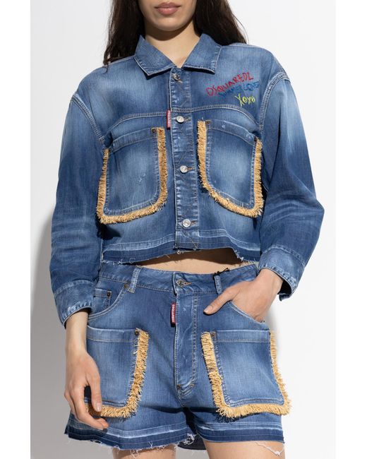 DSquared² Blue Denim Jacket 'Summer Lovers'