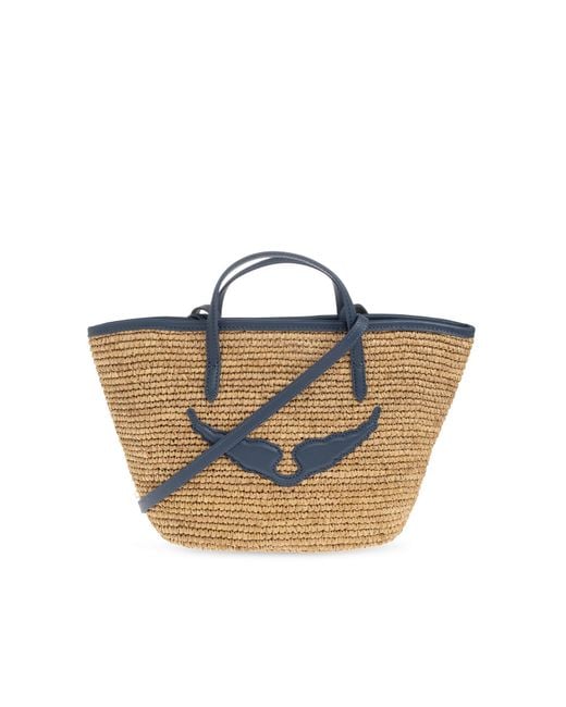 Zadig & Voltaire Blue "Wings Mini" Bag