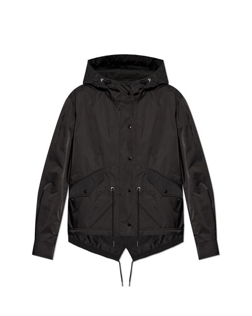 Moncler Black Hooded Jacket "Noizay"