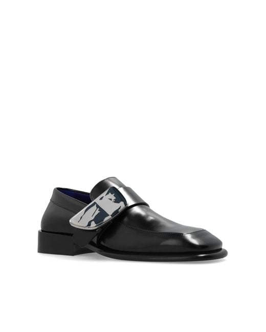 Burberry Black ‘Shield’ Loafers
