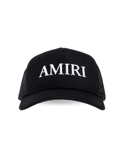 Amiri Black Baseball Cap for men