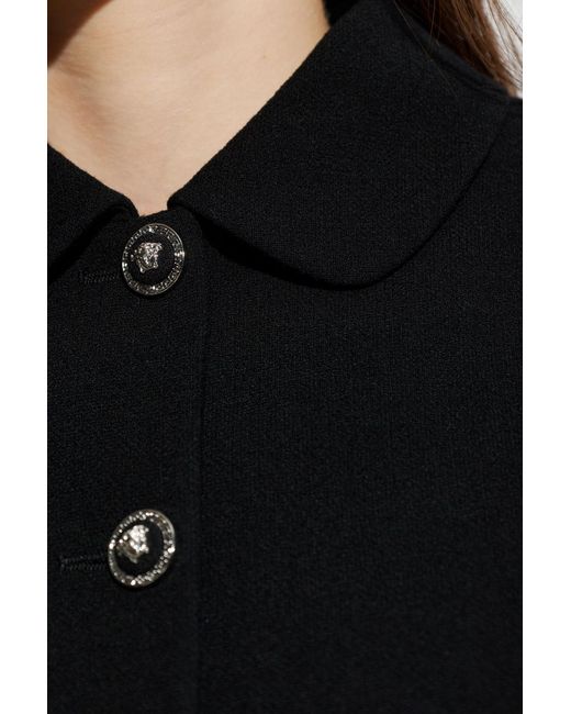 Versace Black Wool Jacket