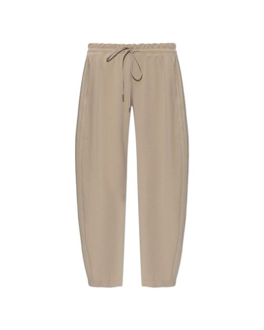 Adidas Originals Natural Wide-Leg Sweatpants