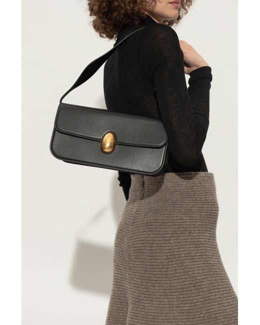 Neous Black Shoulder Bag "Phoenix Baguette"