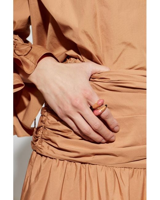 Chloé White "Tropicus" Ring