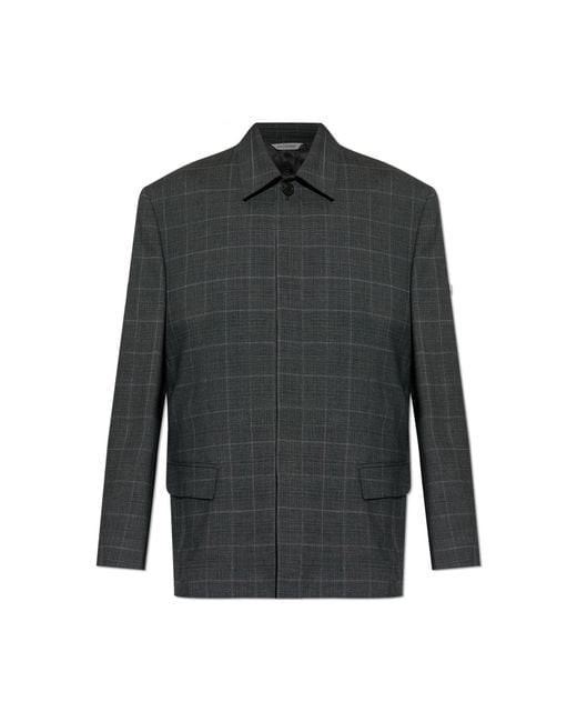 Balenciaga Gray Wool Blazer 'Oversize' for men
