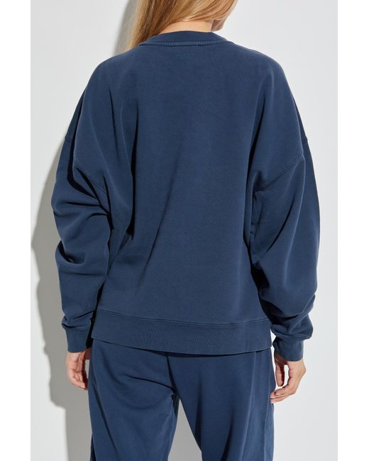 Anine Bing Blue Sweatshirt 'Miles'
