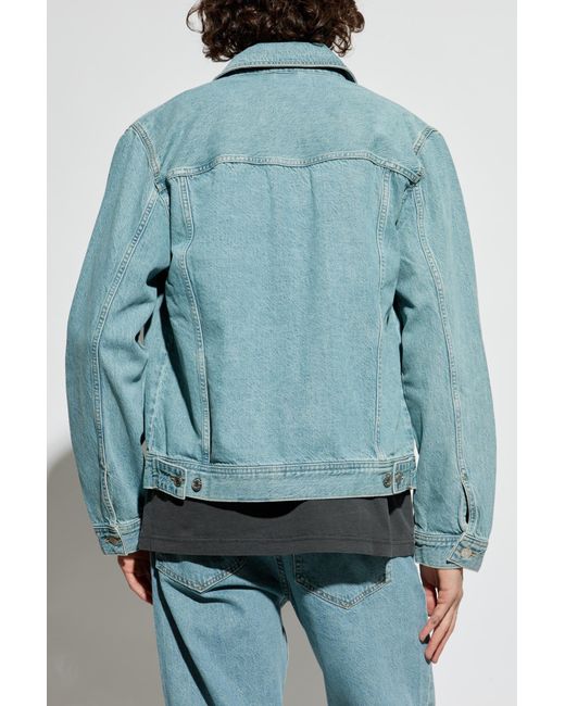 Samsøe & Samsøe Blue "Samisck" Denim Jacket for men