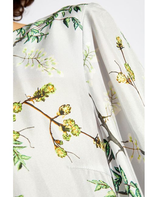 Munthe White Floral Pattern Dress,