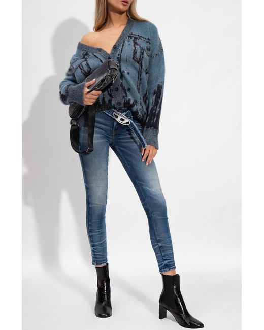 DIESEL Blue '2017 Slandy L.32' Jeans