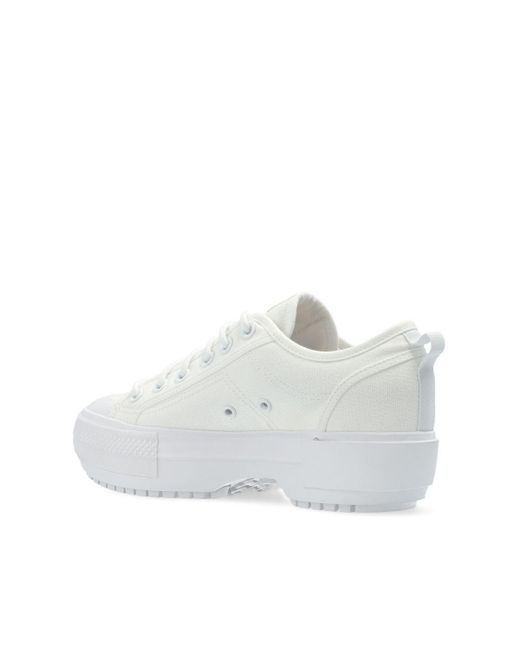 adidas Originals 'nizza Trek Low' Sneakers in White | Lyst