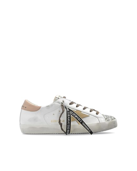 Golden Goose Deluxe Brand White 'super-star Classic' Sports Shoes,