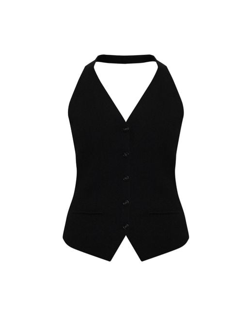 Lisa Yang Black Cashmere Top 'Immy'