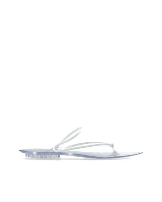 Alaïa White Flip-Flops