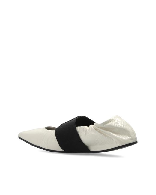 Givenchy White 'Crush' Ballerinas