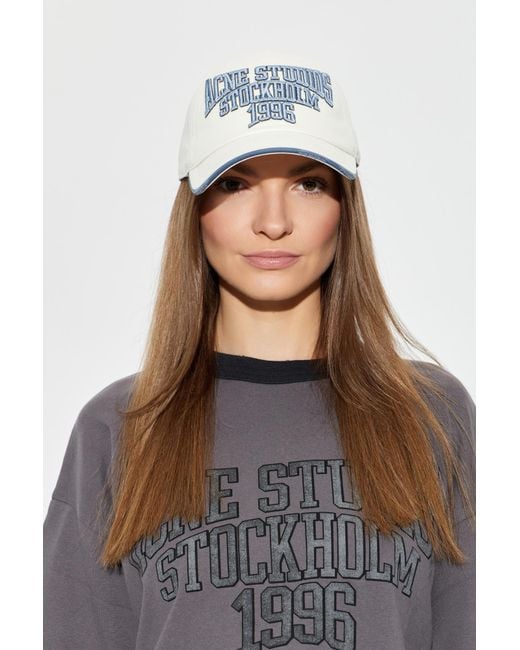 Acne Blue Baseball Cap