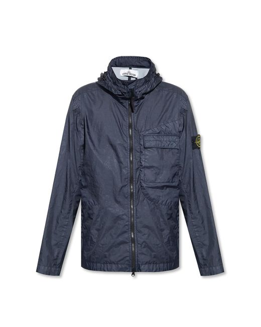 stone island rain mac
