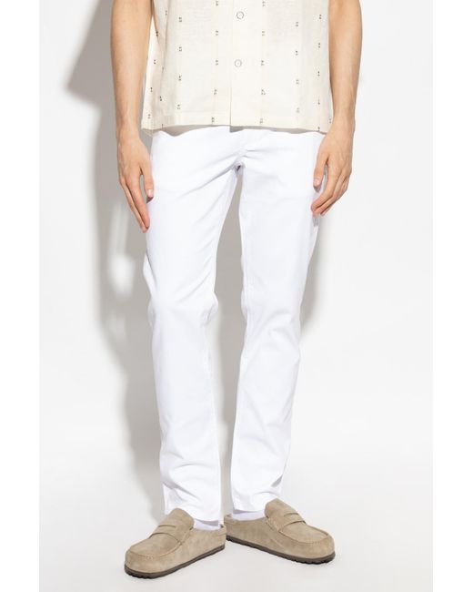 Rag & Bone White Slim Jeans for men
