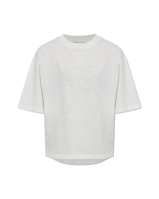 AllSaints White T-Shirt 'Reflex Amelie'