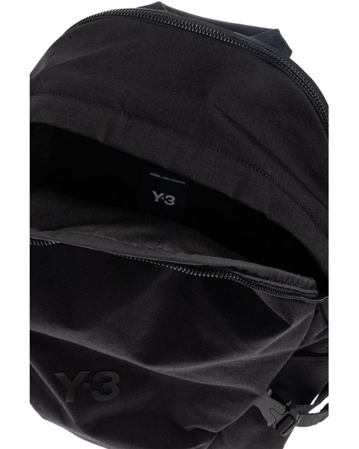 Y-3 Black Backpack With Logo