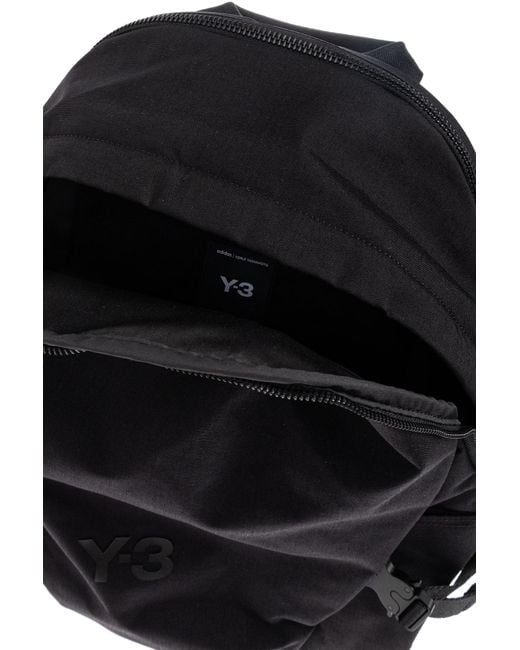 Y-3 Black Backpack With Logo