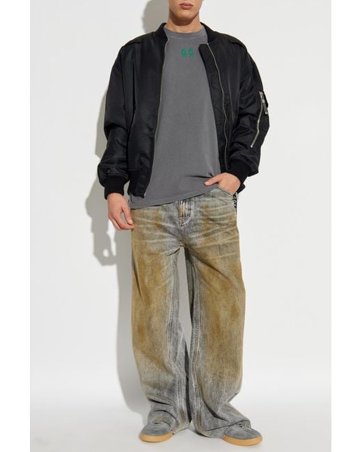 44 Label Group Black "Bomber" Jacket for men