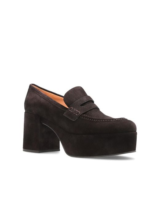 Gianvito Rossi Black Platform Shoes