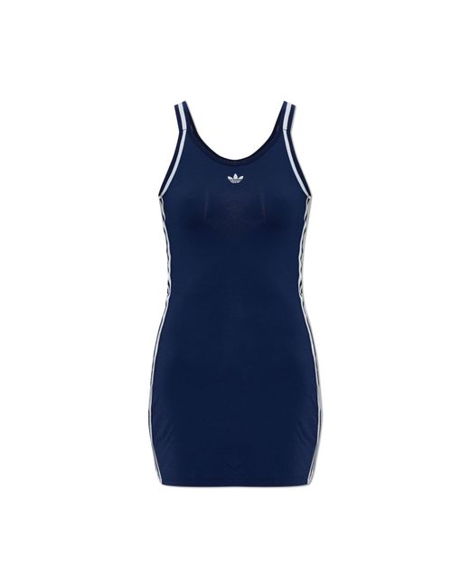 Adidas Originals Blue Dress With Logo