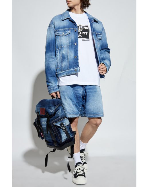 DSquared² Blue Denim Jacket for men