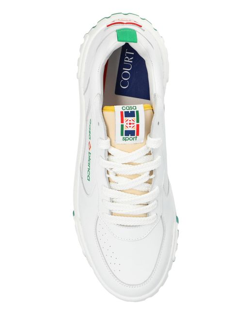 Casablancabrand White 'court' Sports Shoes, for men