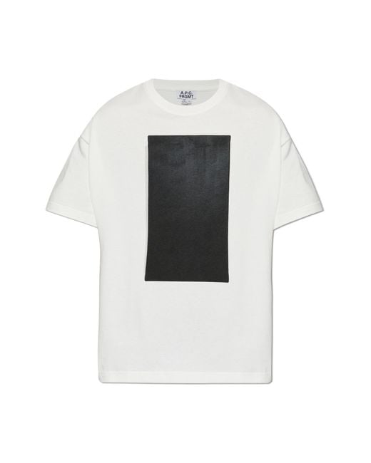 A.P.C. White T-Shirt 'Cohsl' for men
