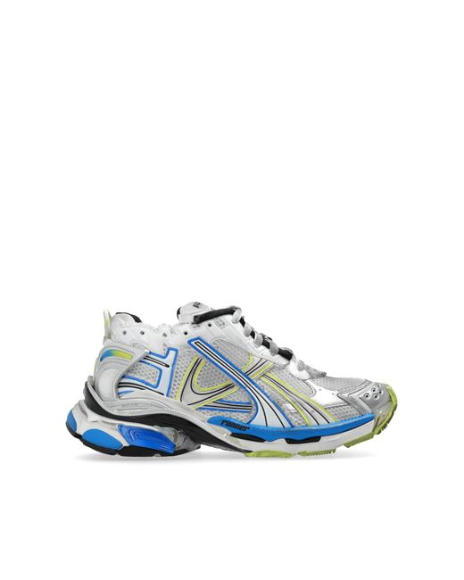 Balenciaga Blue 'runner' Sports Shoes, for men