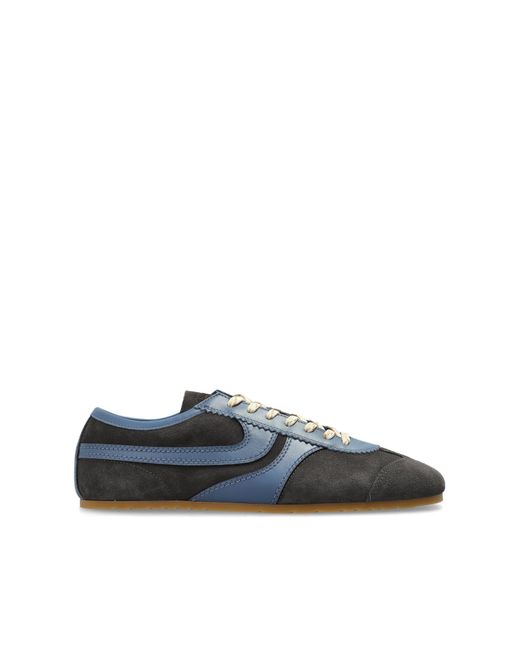 Dries Van Noten Blue Sports Shoes With Logo for men