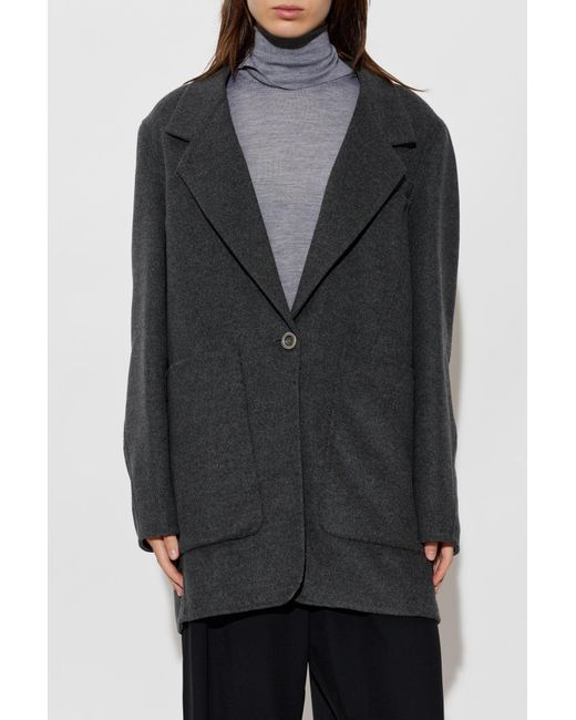 Givenchy Black Short Coat With Pockets
