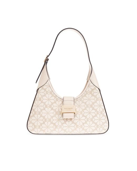 Kate Spade Natural Shoulder Bag "Flower"