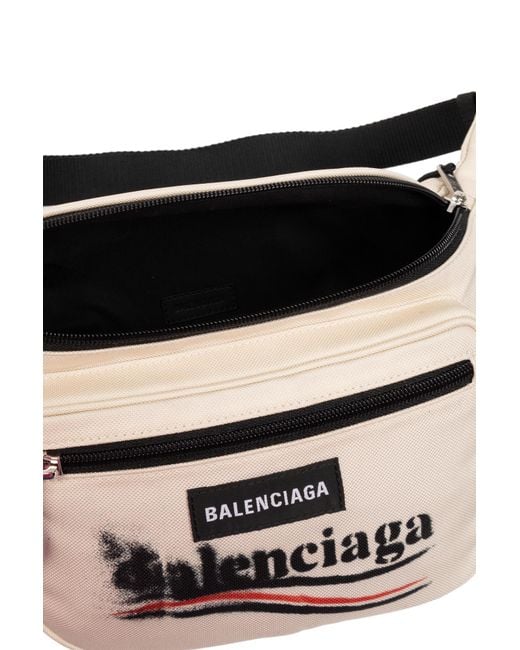Balenciaga White Belt Bag, for men