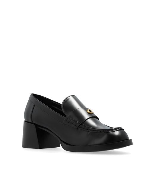 COACH Black Heeled Shoes 'Natalie'