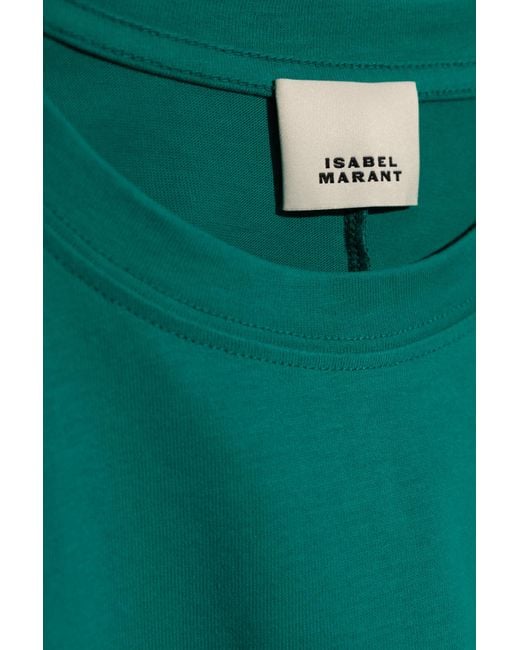 Isabel Marant Green T-shirt 'zelitos',