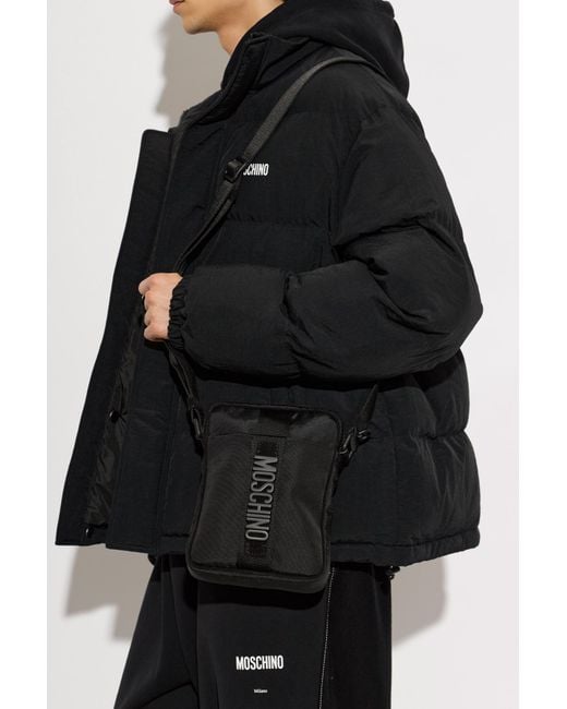 Moschino Black Bag With Logo for men