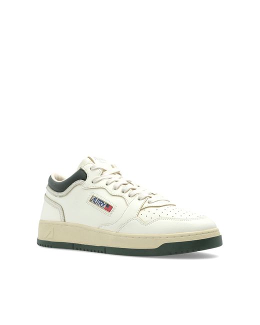 Autry White Sports Shoes "Med.-Way Mid" for men