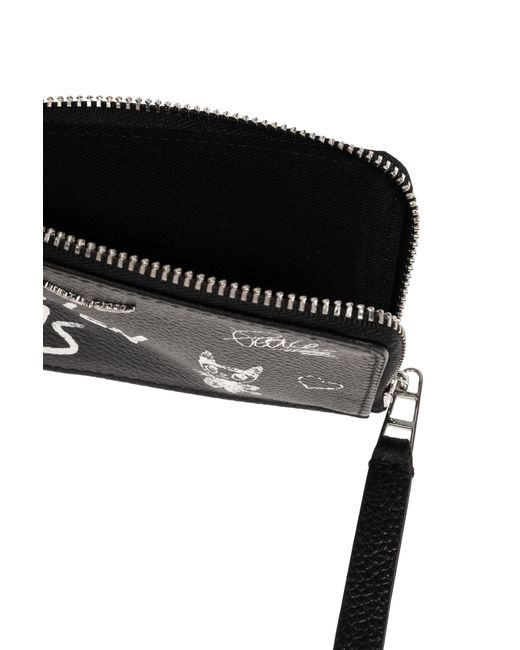 Zadig & Voltaire Black Leather Card Holder With Logo
