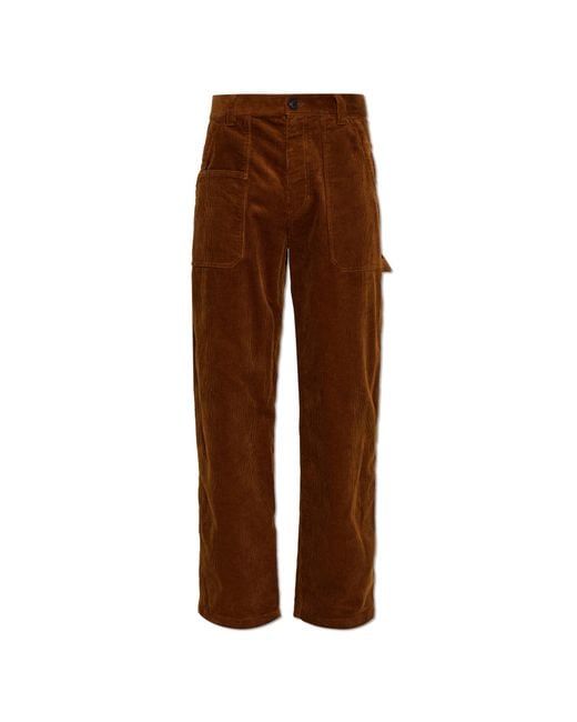 Isabel Marant Brown Ablov Corduroy Trousers for men