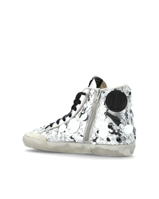 Golden Goose Deluxe Brand White Sports Shoes 'Francy'