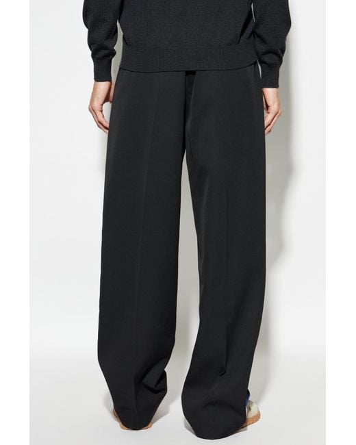 Marni Black Wool Trousers for men