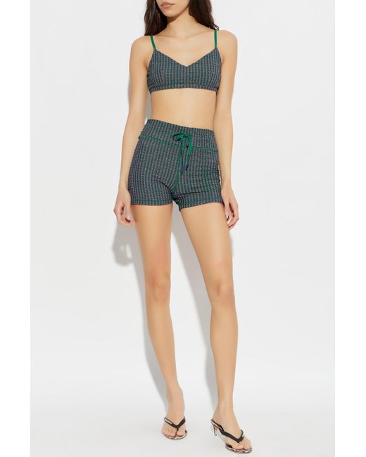The Upside Gray Top Of The "Aliki" Swimsuit